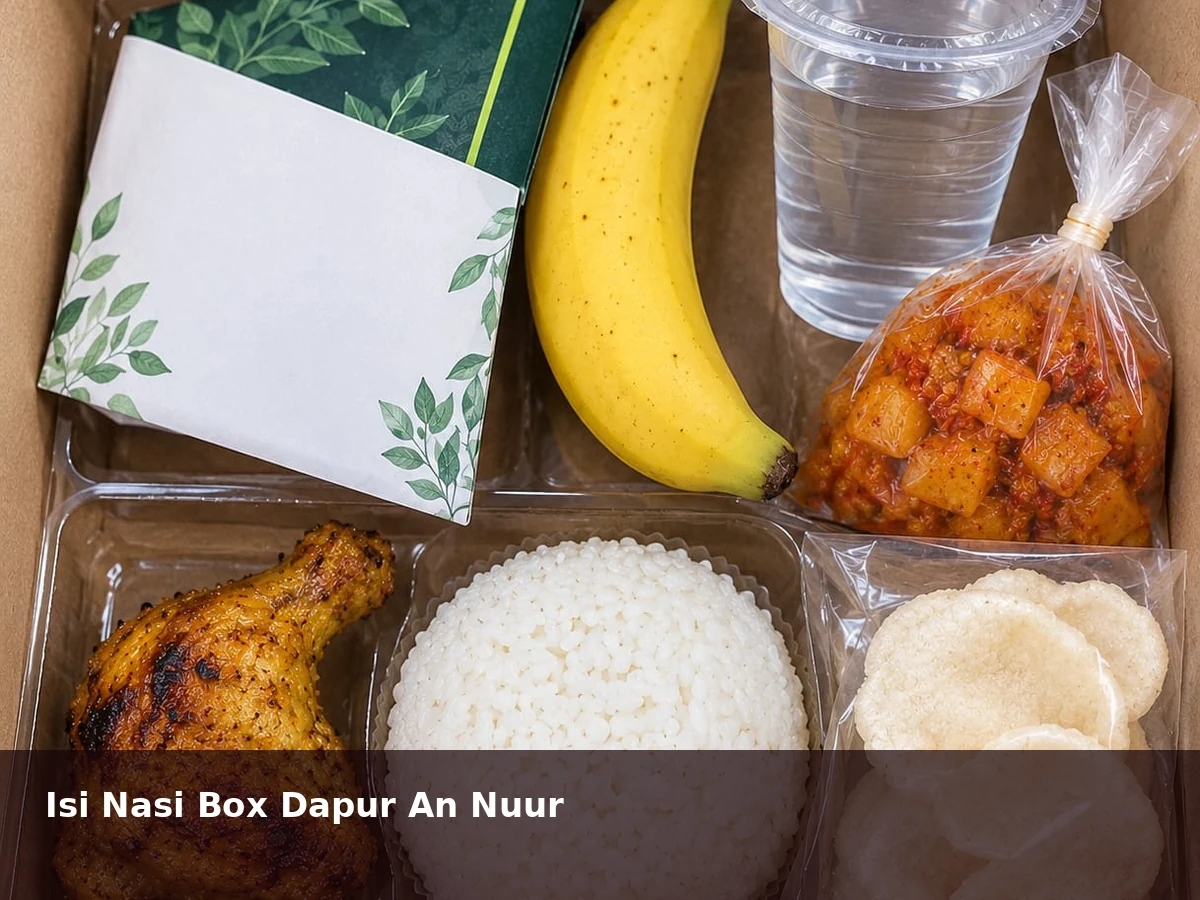 Isi nasi box paket C